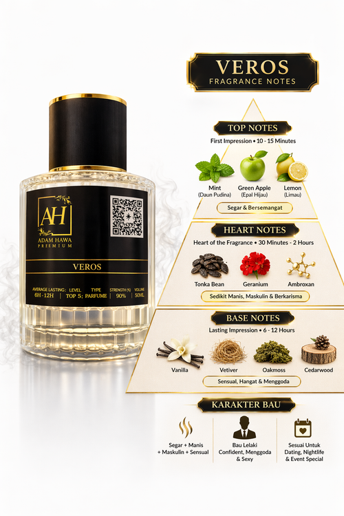 Veros — Perfume Lelaki Tahan Lama (50ml)